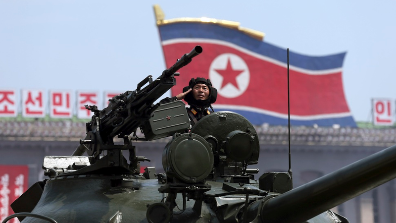 Illustration for article titled The Retro-Futuristic Spectacle of Military Parades in North Korea